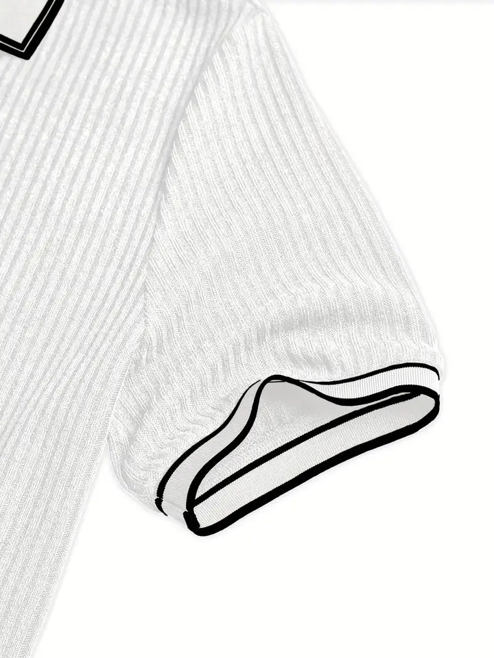 AnaJosé™ — Polo elegante de manga corta