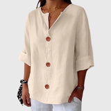 Reza - Casual Textured Blouse