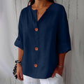 Noria - Blusa de lino relajada para una elegancia atemporal