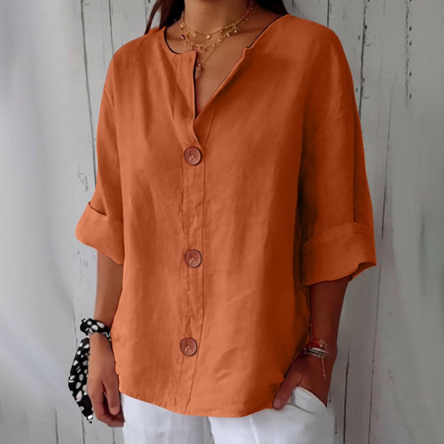Ana&José | CAMISA CON CUELLO DE PICO PARA MUJER