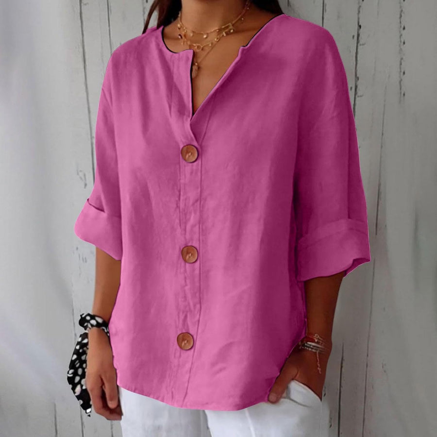 Ana&José | CAMISA CON CUELLO DE PICO PARA MUJER