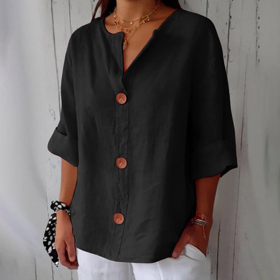 Ana&José | CAMISA CON CUELLO DE PICO PARA MUJER