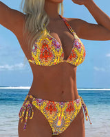 Ana&José | CONJUNTO DE TANKINI ESTAMPADO MULTICOLOR PARA MUJER