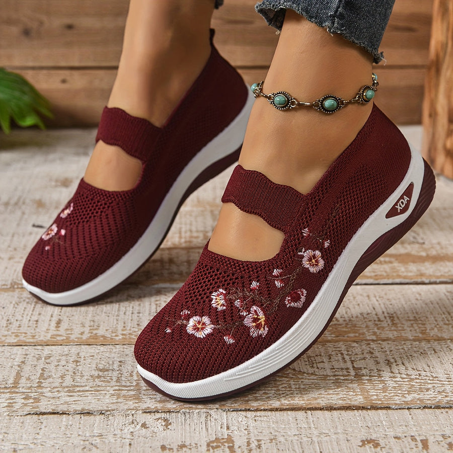 Ana&José | ZAPATILLAS BORDADAS FLORALES PARA MUJER