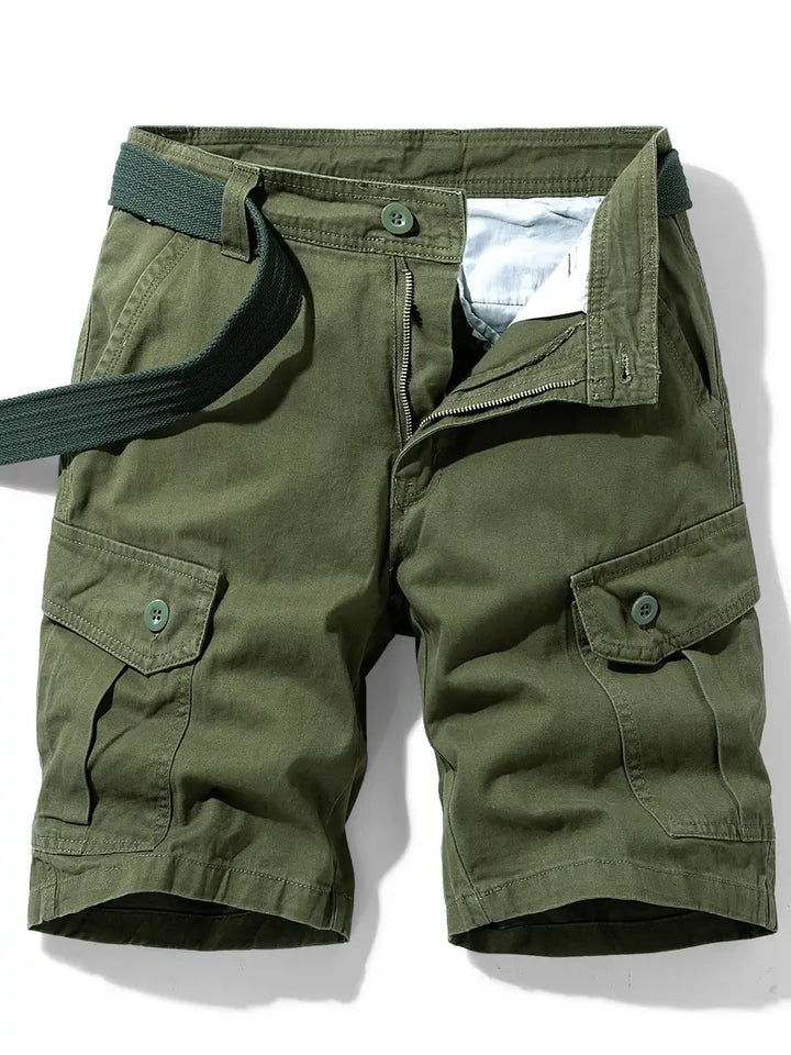 Mauro - Pantalones Cortos Elegantes con Múltiples Bolsillos