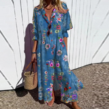 Ana&José | VESTIDO MAXI ESTAMPADO PARA MUJER