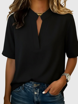 Loise | Blusa Elegante con Cuello Refinado