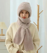 Faina - Conjunto de gorro y bufanda a juego