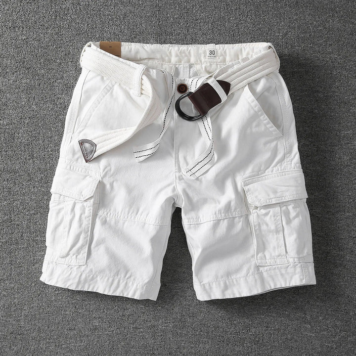 LAURENT MONACO | PANTALONES CORTOS CARGO PARA HOMBRES