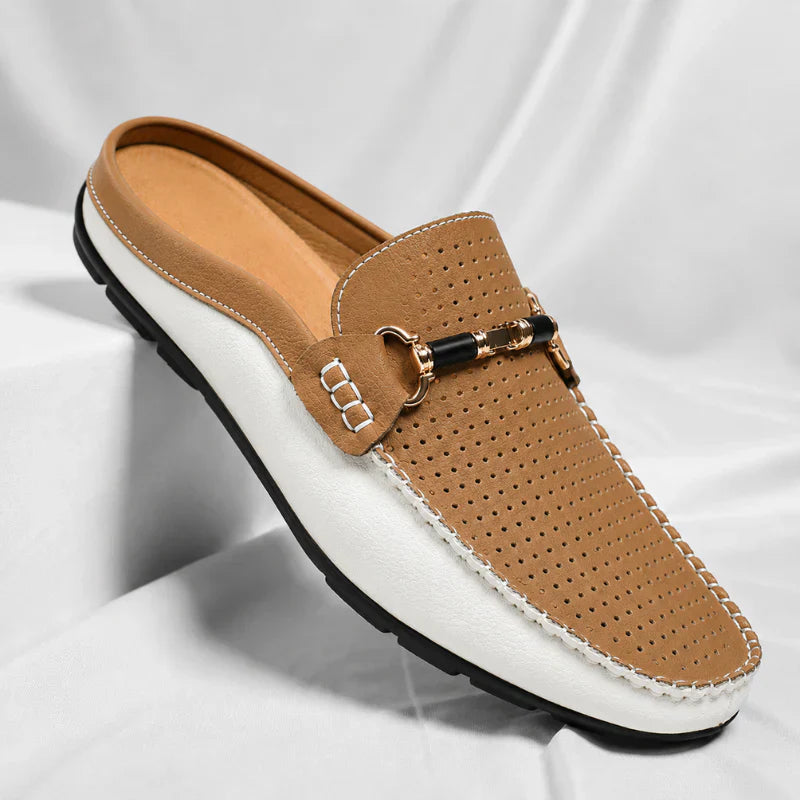 Ana&José™ | Mocasín Destalonado de Piel para Hombre - Transpirable