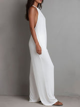 Elena | Mono fluido elegante con cuello halter