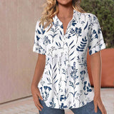 Ana&José | BLUSA ESTAMPADA DE HOJAS PARA MUJER