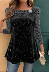Linora - Blusa casual elegante con detalles refinados