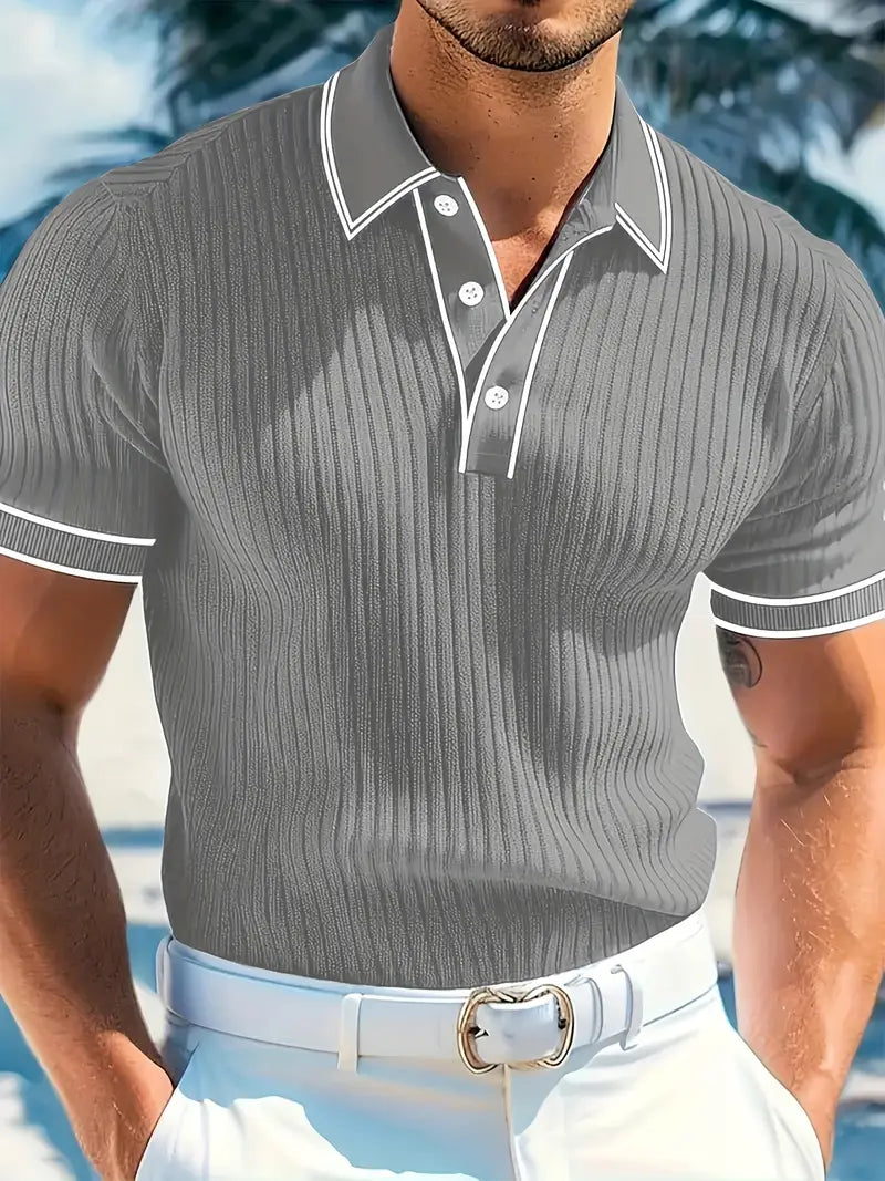 AnaJosé™ — Polo elegante de manga corta