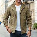 Chaqueta Cargo Impermeable y Transpirable para Hombres