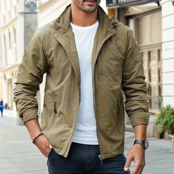 Chaqueta Cargo Impermeable y Transpirable para Hombres