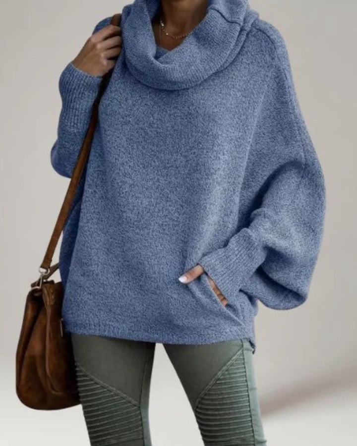 Bárbara - Jersey de cuello alto chic