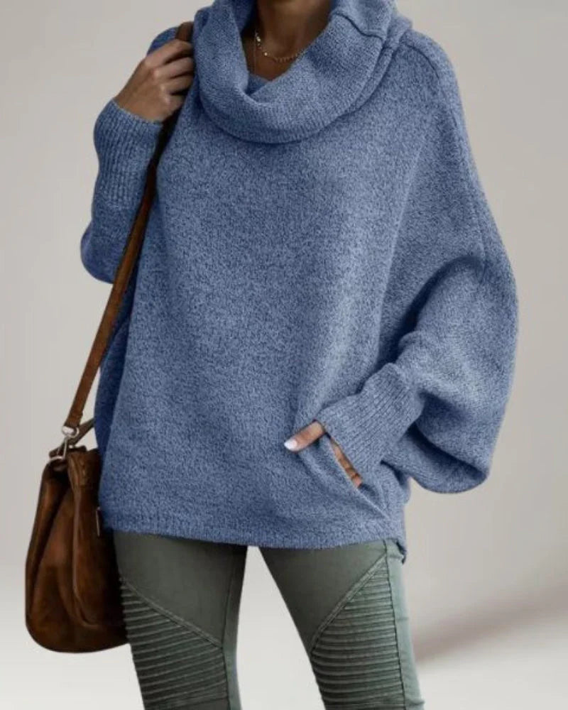 Bárbara - Jersey de cuello alto chic