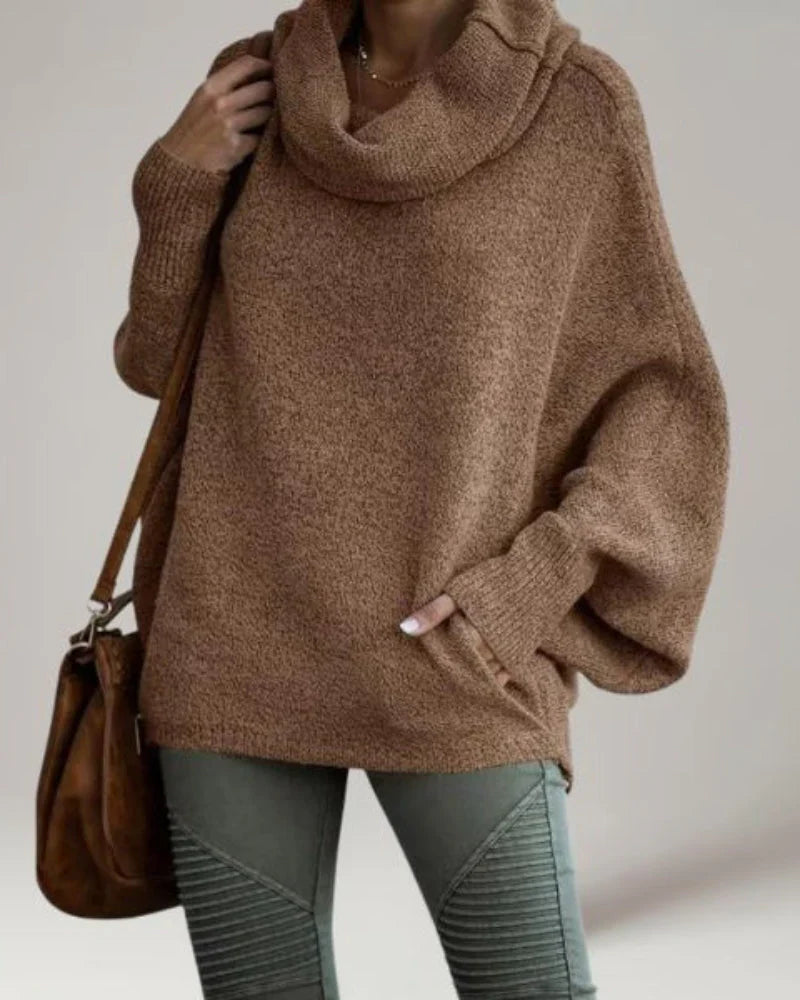Bárbara - Jersey de cuello alto chic
