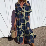 Ana&José | VESTIDO MAXI ESTAMPADO PARA MUJER