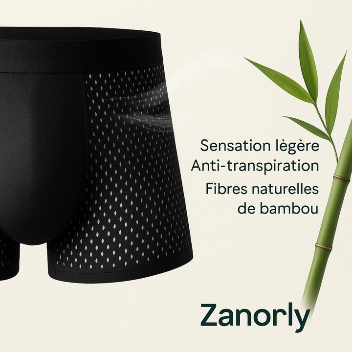 Zanorly™ Boxers Ecológicos de Bambú – Suavidad, Transpirabilidad y Confort Duradero