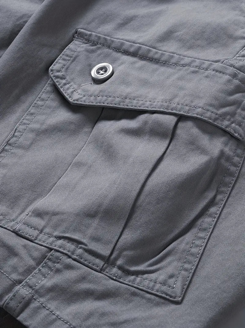 Mauro - Pantalones Cortos Elegantes con Múltiples Bolsillos