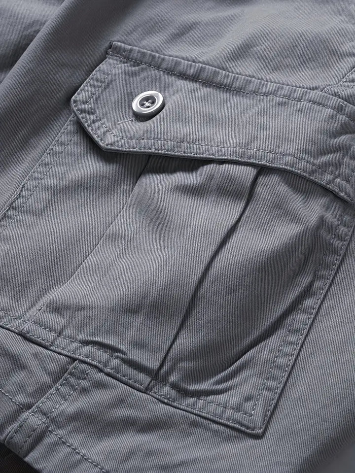 Mauro - Pantalones Cortos Elegantes con Múltiples Bolsillos