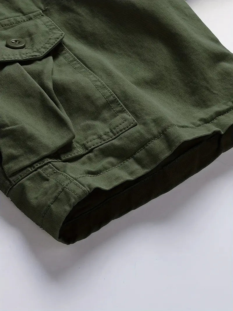 Mauro - Pantalones Cortos Elegantes con Múltiples Bolsillos