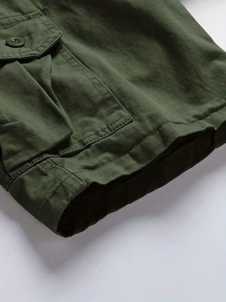 Mauro - Pantalones Cortos Elegantes con Múltiples Bolsillos