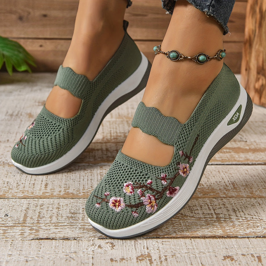 Ana&José | ZAPATILLAS BORDADAS FLORALES PARA MUJER