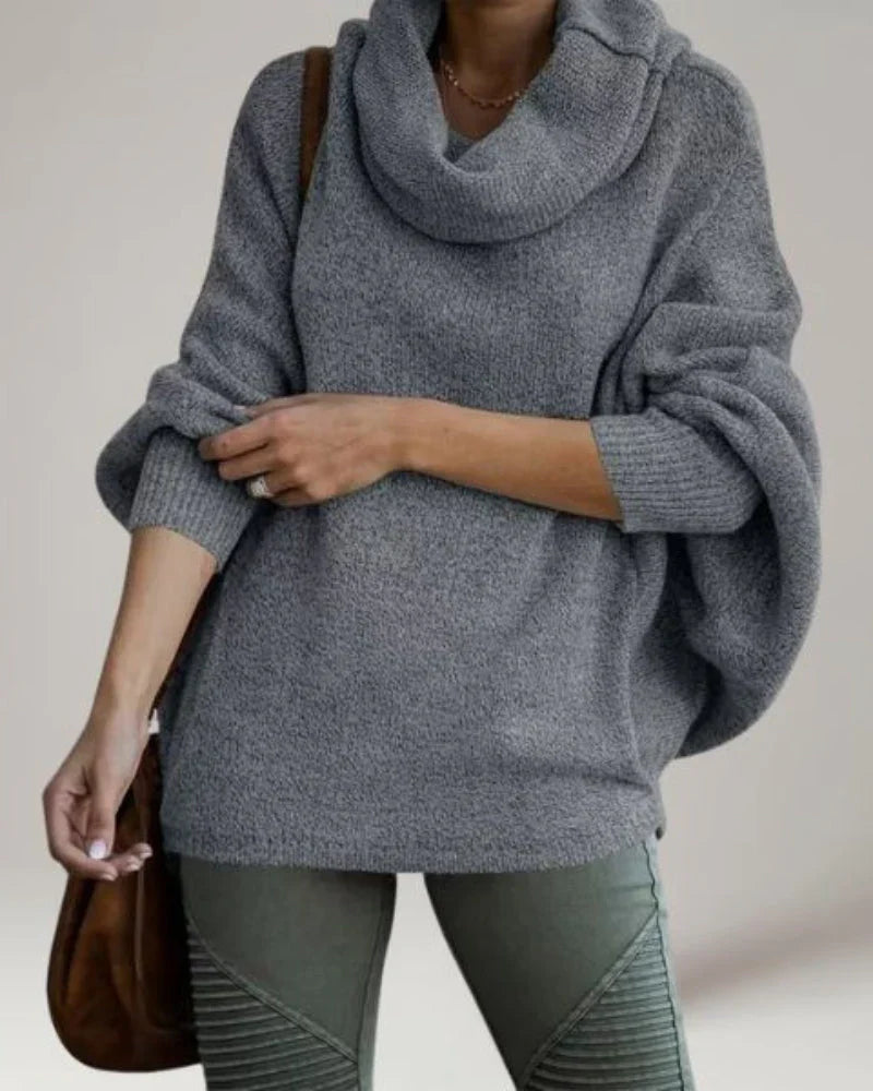 Bárbara - Jersey de cuello alto chic