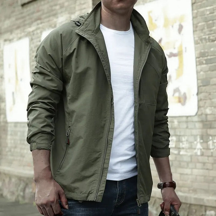 Chaqueta Cargo Impermeable y Transpirable para Hombres