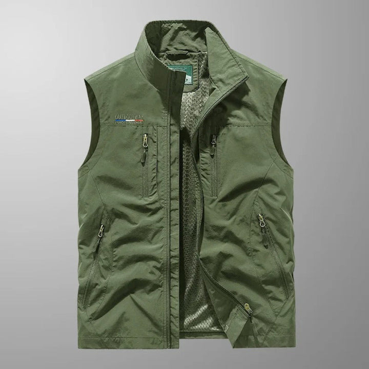ALPINO – Chaleco Hombre Multibolsillo Outdoor
