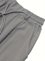 NICHOLS | PANTALONES LARGOS DE LINO CON CORDÓN
