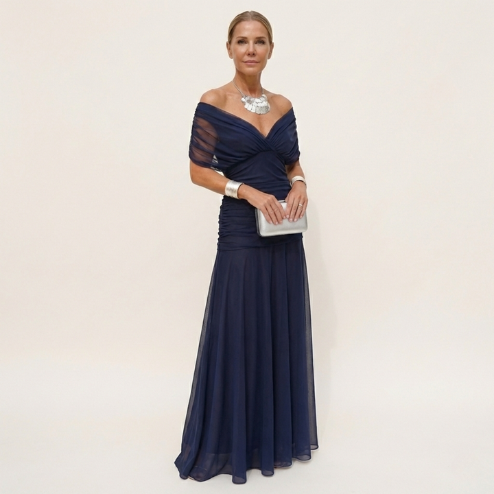 Alondra™ | Vestido Largo Floral con Escote en V