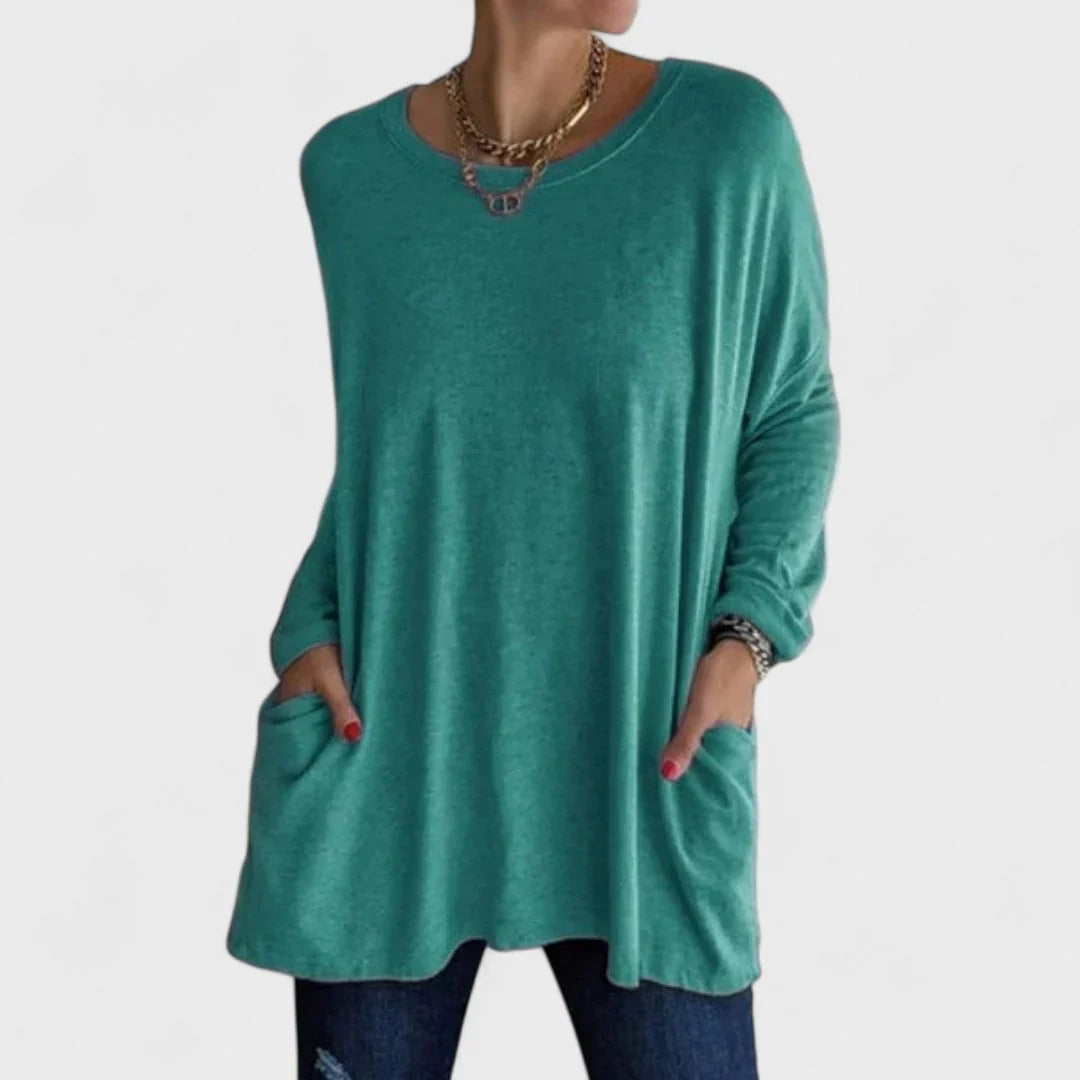 Oriana - Sudadera ligera de corte relajado