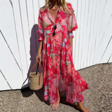 Ana&José | VESTIDO MAXI ESTAMPADO PARA MUJER