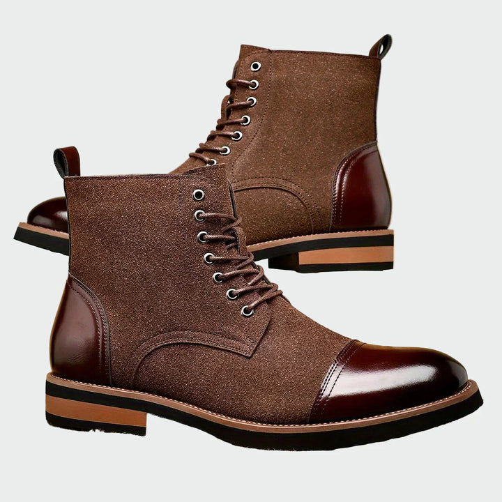 Álvaro | Botines de Cuero Oxford para Hombre Elegantes