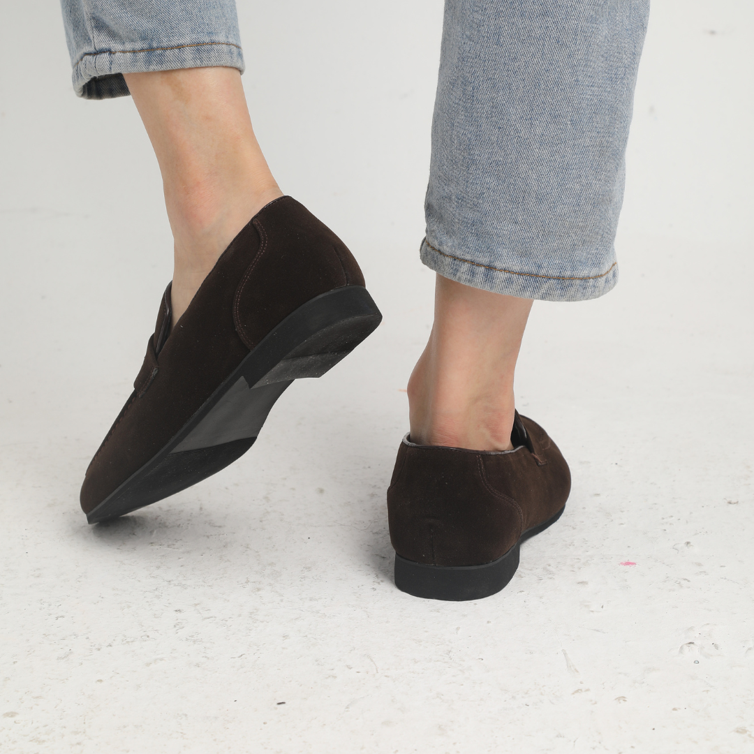 Lenoir™ | Mocasines de ante con hebilla
