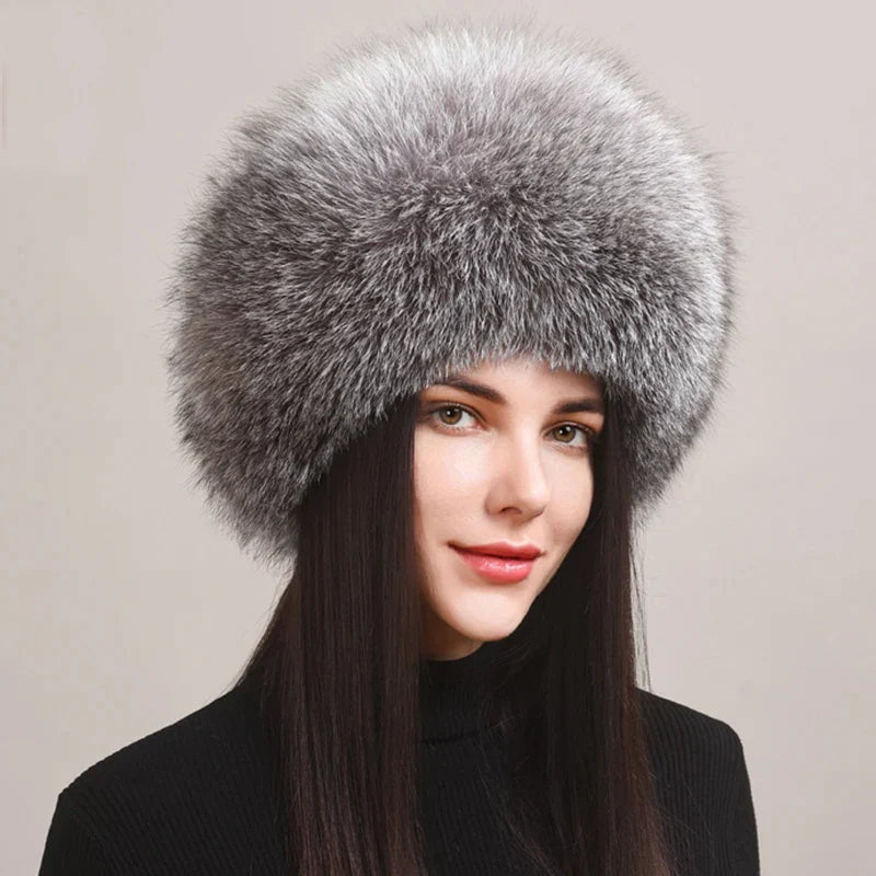 Valentina – Gorro de pelo de zorro