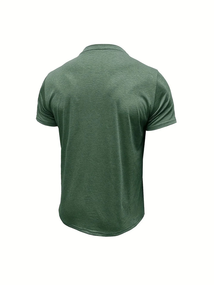 AnaJosé™ — Camiseta elegante de cuello redondo con bolsillo