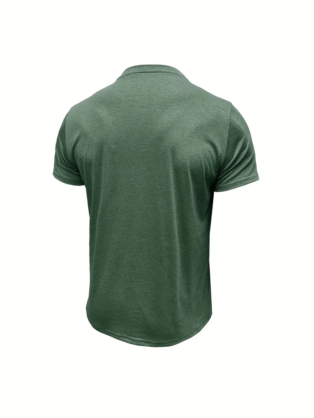 Saxon - Elegante Camiseta de Cuello Redondo con Bolsillo