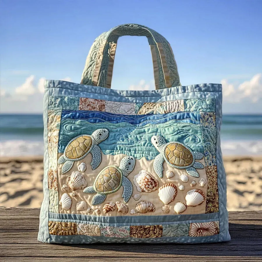 Ana&José™ | Bolso acolchado artesanal con tortuga