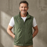 ALPINO – Chaleco Hombre Multibolsillo Outdoor