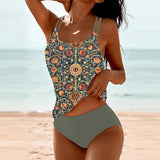 Ana&José | CONJUNTO DE TANKINI CON ESTAMPADO FLORAL PARA MUJER