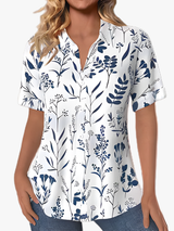 Ana&José | BLUSA ESTAMPADA DE HOJAS PARA MUJER