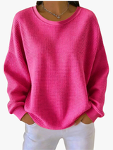 Ana&José | JERSEY OVERSIZE DE PUNTO GOFRADO PARA MUJER