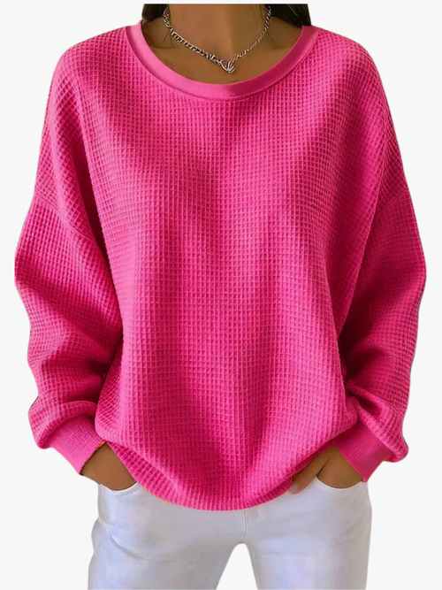 Ana&José | JERSEY OVERSIZE DE PUNTO GOFRADO PARA MUJER