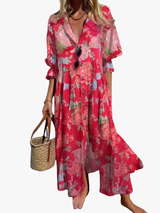 Ana&José | VESTIDO MAXI ESTAMPADO PARA MUJER