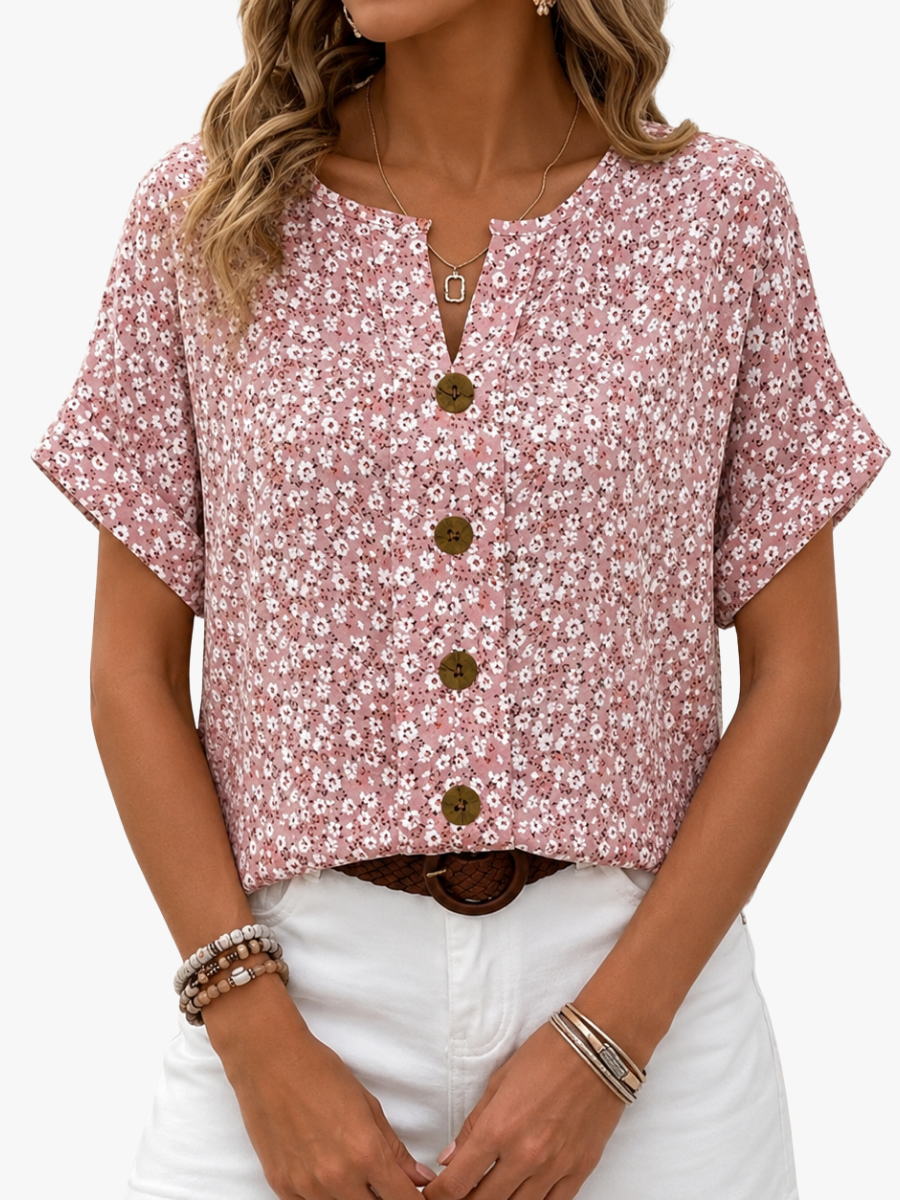 Ana&José™ | BLUSA FLORAL CHIC PARA MUJER